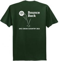 Cross Country, UNISEX- T-Shirt, Forest Green (Bounce Back 2015)